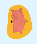 Pig Sticker